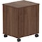 Lorell 15.8 in W 2 Drawer Pedestal, Walnut, Laminate 16230 - alternate 4